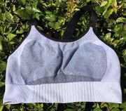 Gray  Sports bra, racerback sports bra,sports bra with adjustable straps