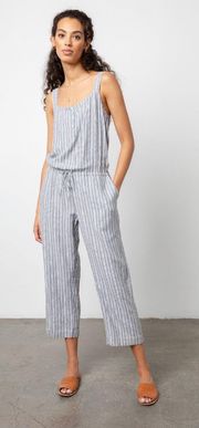 Brooklyn women’s cropped striped jumpsuit size S small