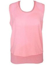 NEW NWT TANGERINE Active Layered Twofer Tank Top Neon Hot Pink Workout Medium