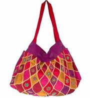 Homegoods Beaded Purse, Pink, Purple, Gold