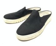 Naturalizer Soul Women's Size 8 Slip On Sneakers Black Faux Suede Fleece Lined