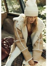 Pilcro Sherpa reversible coat Anthropologie