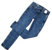 NWT J.Crew 9" Mid-rise Vintage Slim-Straight in Catskill Wash Stretch Jeans 26T