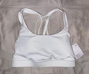 White Energy Sports Bra