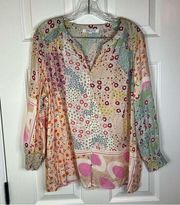 Anthropologie Rose and Olive Romantic Fairy Cottagecore Flowy Top Size Large