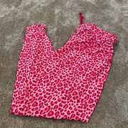 Pink cheetah PJ pants