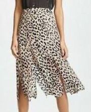 leopard skirt size 8