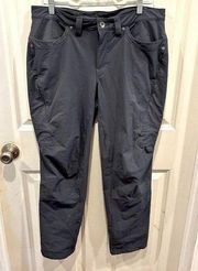 Duluth Trading Co Flexpedition Women’s 12 x 29 Nylon Stretch Cargo Pant Gray