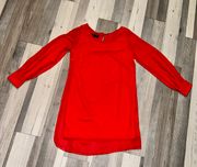 A. Byer Red Sheer Dress