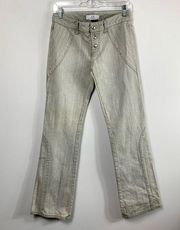 Vintage Armani Exchange Gray Embroidered Jeans