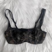 black lace underwire bra, brand new with out tags