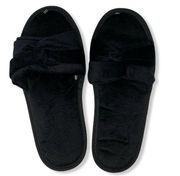 Charter Club Black Velour Slippers XL 11-12 New