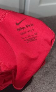 Nike Red Pro Spandex Shorts