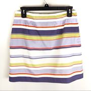 3 for $25 Loft Women's Striped Mini Skirt Size 2