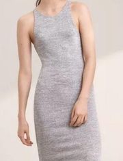 Wilfred Free Heathered Gray Tank Dress