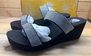 NIB YELLOWBOX BLACK GAZELLI SANDALS SZ 11