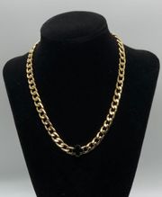 Neckless Curb Link Chain  with Four Clover