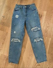 White Fox Boutique Distressed Cut Jeans