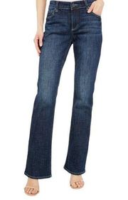 KUT from the Kloth Natalie Bootcut Jeans, Dark Wash Mid Rise Denim 6 NWOT