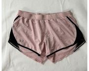 Under Armour Women’s  Fly By 2.0 Athletic Shorts Large  Pink/Black