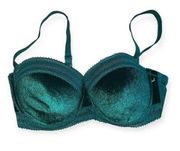 Izod velvet balconette bra