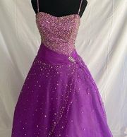 Tiffany Designs Gown - Purple - Size S/M