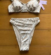 Animal Print Bikini Set