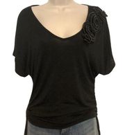 IZ Byer Beaded Blouse XS black