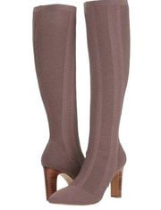 Women's Davis Knee Stretch Knit High Boot Taupe size 9.5 NEW