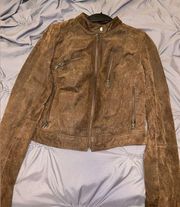 Brown Leather Suade Jacket