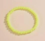 Simple Colorful Luminous Beads Soft Pottery Ladies Anklet For Women