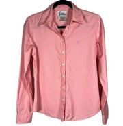 Vintage Lilly Pulitzer Long Sleeve Button Up Shirt Pink Size 6