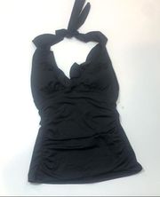 Ralph Lauren Ruffle Halter Tankini Swim Top