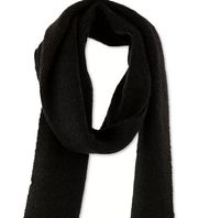 Levi's Women's Popcorn-Stitch Scarf in Black NWT MSRP $30