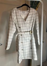 Chriselle x J.O.A Belted Trench Dress