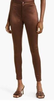 Skims Disco Pants Cocoa Brown Size Small Ankle Fit Kim Kardashian