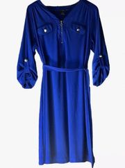 SOHO Apparel Blue Shirt Dress Womans Plus Size 1X