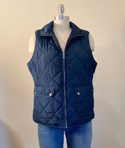 G.H.Bass Teal Blue Quilted Puffer Vest