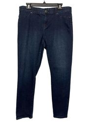 Women's Juicy Couture Denim Blue Stretch Skinny Jeans Size 14 EUC #2075