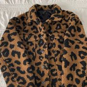 Faux Fur Leopard Jacket