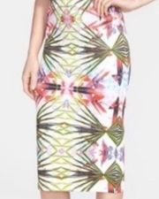 NWT Glamorous tropical floral pencil skirt