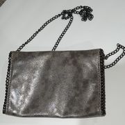 Chelsea28 metallic silver wallet crossbody