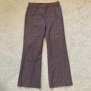 ⭐️ Nic + Zoe brown wide leg slack pants in size 6