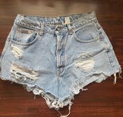Vintage  Distressed Cut Off Shorts