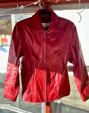 Red Leather Jacket