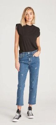 Driftwood Meg High Rise Straight Crop Jean