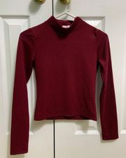 Size Small Ribbed Cropped Top 