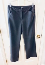 dark gray career chino dress pants