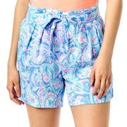 Lilly Pulitzer Kaylene Shorts - Zanzibar Blue Fish Kish - Size XSmall XS - $88