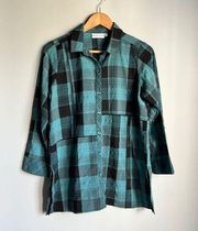 Habitat plaid button down shirt